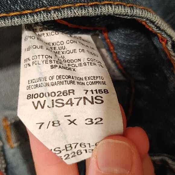 #30. Wrangler Twenty X Jackson style size 7/8 x 32 Jeans - Picture 3 of 12